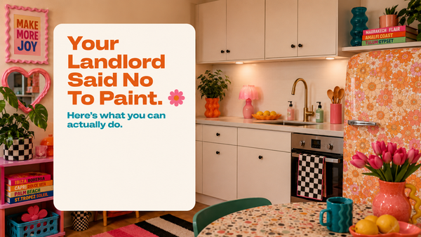 Your Landlord Said No to Paint. Here's What You Can Actually Do