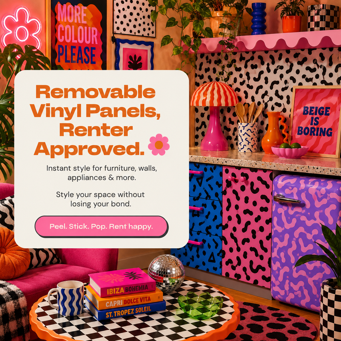 How to Use Removable Vinyl Panels in Rental Properties (Without Losing Your Bond)
